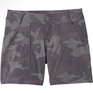 Prana Women's Camouflage Shorts - Gray